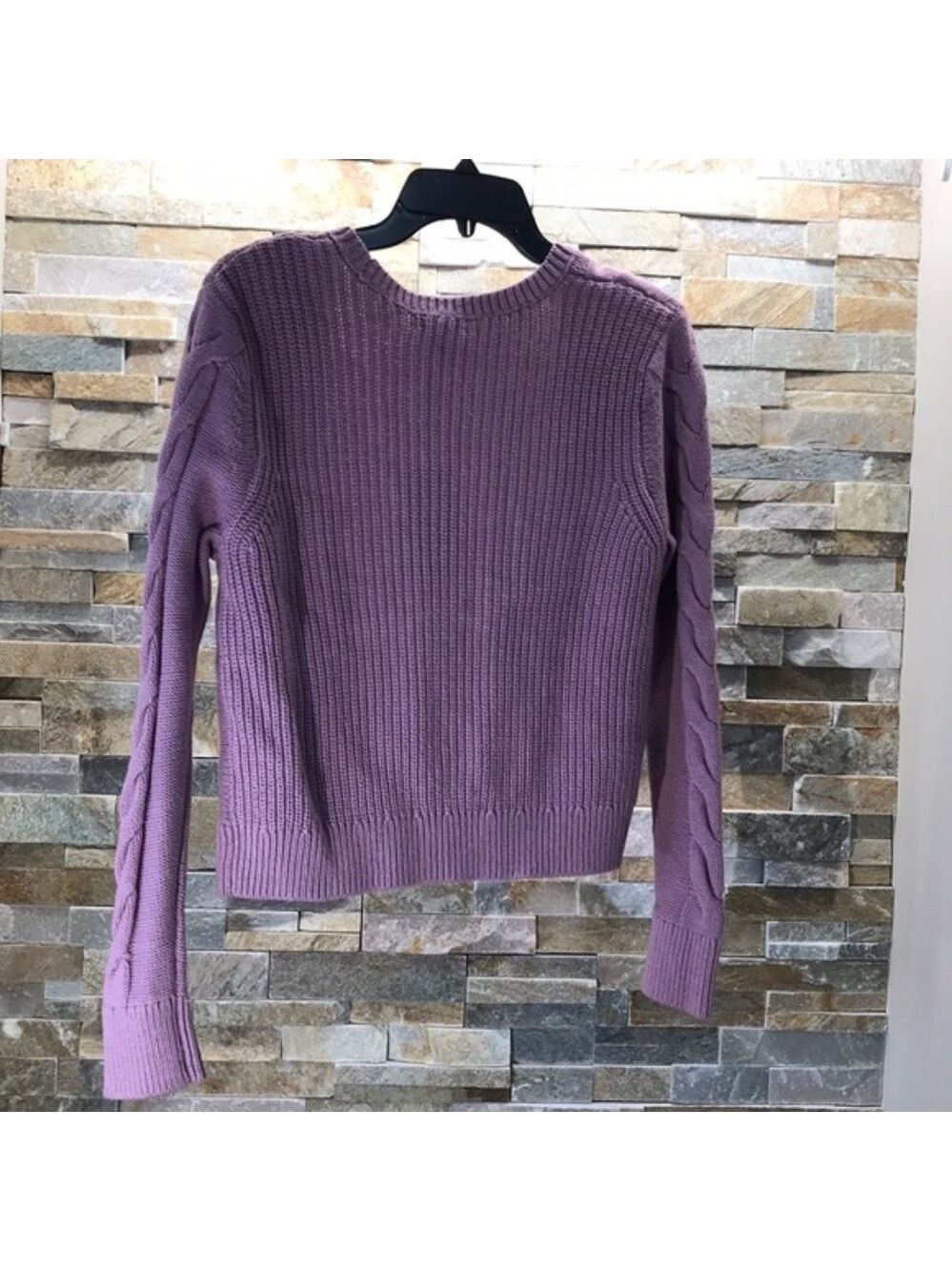 Halogen Open Front Cable Cardigan - Picture 9 of 9